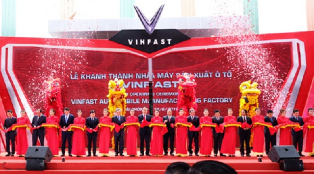 Lễ khánh thành nhà máy sản xuất ô tô VinFast năm 2017