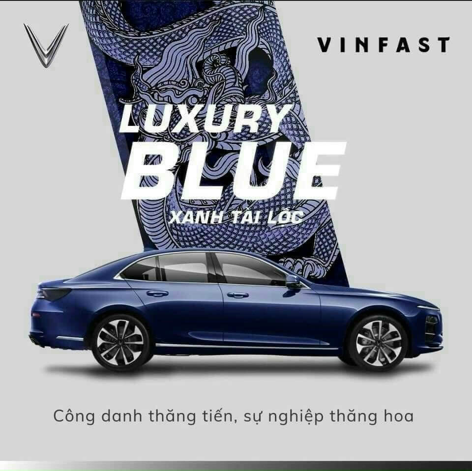 VinFast Lux A2.0 màu xanhh