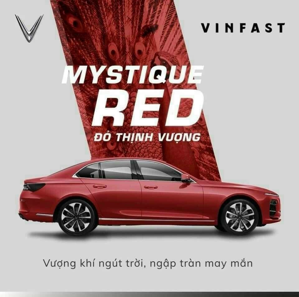 VinFast Lux A2.0 màu đỏ