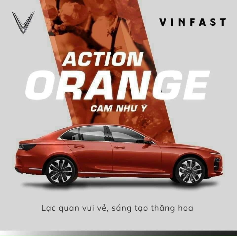 VinFast Lux A2.0 màu cam